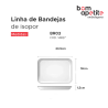 Bandeja de Isopor Rasa BR03 Bom Apetite 400 unidades