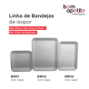 Bandeja de Isopor Rasa BR01 Bom Apetite 400 unidades
