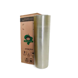 Bobina de Filme PVC 40 cm x 9 micras x 600 m Guarufilm - 1 unidade