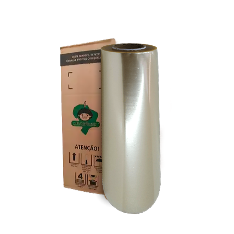 Bobina de Filme PVC 40 cm x 11 micras x 1000 m Guarufilm - 1 unidade