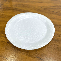 Prato de Isopor Raso 21cm para Refeição Ultra 400 unidades