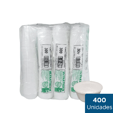 Pote de Isopor 300ml MR300 Ultratherm 400 unidades