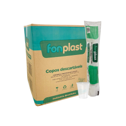 Copo 180ml Transparente Fonplast 2.500 unidades
