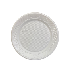 Prato Raso 18cm Branco para Sobremesa Fonplast 5.00 unidades