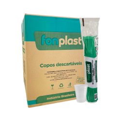 Copo 200ml Branco Ps Fonplast 2.500 unidades