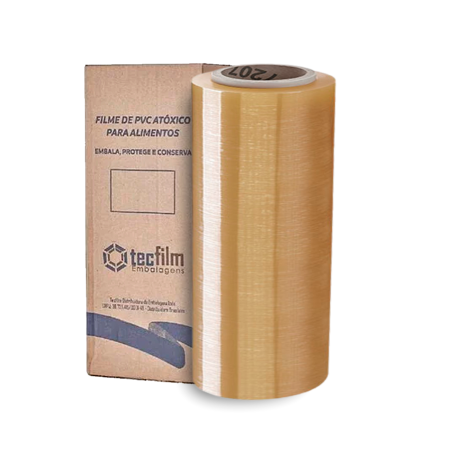 Bobina de Filme PVC 30 cm x 11 micras x 1000 m Tecfilm - 1 unidade
