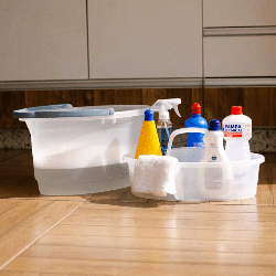 Balde Oval Translúcido 14 litros Sanremo 237