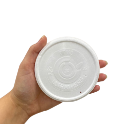 Tampa para potes Térmicos de isopor 240/300/360/480ml Ultratherm com 500 unidades