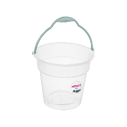 Balde 15L Translúcido com alça Sanremo