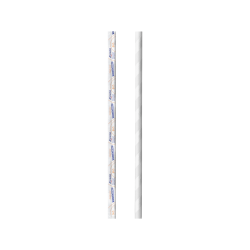 Canudo de Papel Branco 6x195MM Strawplast 100 unidades