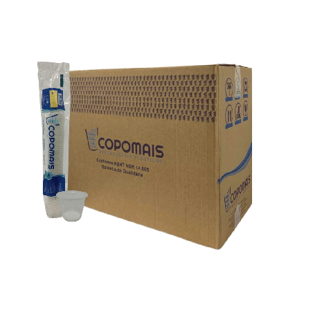 Copo 50ml Transparente PS Copomais 5.000 unidades