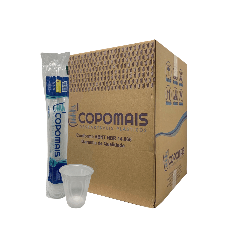 Copo 200ml Transparente Copomais ABNT 2012 PS 2.500 unidades