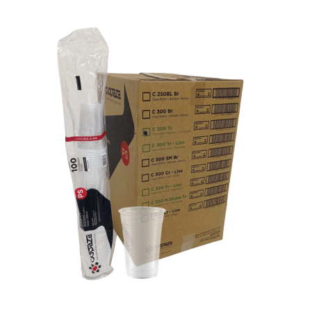 Copo 300ml Translúcido Copaza ABNT 2.000 unidades