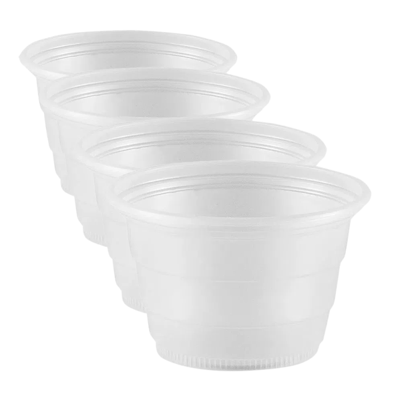 Pote 2 Degraus Translúcido 100ml P100 Copaza 2.500 unidades