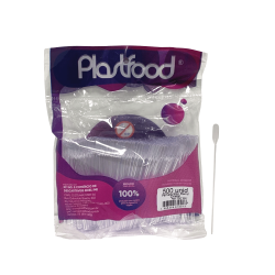Palheta Plástica 8,5cm para Café Plastfood com 500 unidades