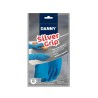 Luva de Látex Antialérgica Amarela Silver Grip M Danny