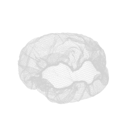 Rede Nylon Bompack P/ Cabelo Branca