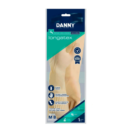 Luva Látex Longa M Danny