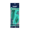 Luva Nitrílica Forrada Verde M Danny CA 25313