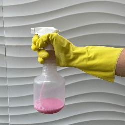 Luva de Látex Amarela M Forrada Mucambo CA 40969 Proteção Química e Mecânica