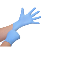 Luva Nitrílica Azul M Sem Pó Medix CA 40093 Proteção Biológica para Procedimento Não Cirúrgico 100 unidades