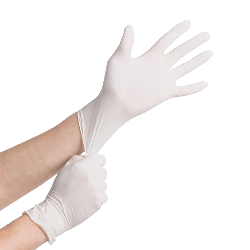 Luva de Látex PP Com Pó CA 45834 Proteção Biológica para Procedimento Não Cirúrgico Inoven 100 unidades