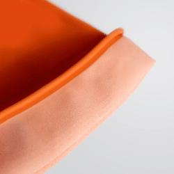 Luva de Látex Laranja G Sanro Plus CA 6110 Proteção Química e Mecânica