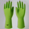 Luva de Látex Verde P Sanro Top CA 40045 Proteção Química e Mecânica