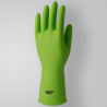 Luva de Látex Verde P Sanro Top CA 40045 Proteção Química e Mecânica