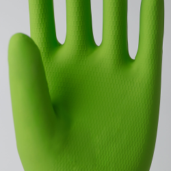 Luva de Látex Verde P Sanro Top CA 40045 Proteção Química e Mecânica