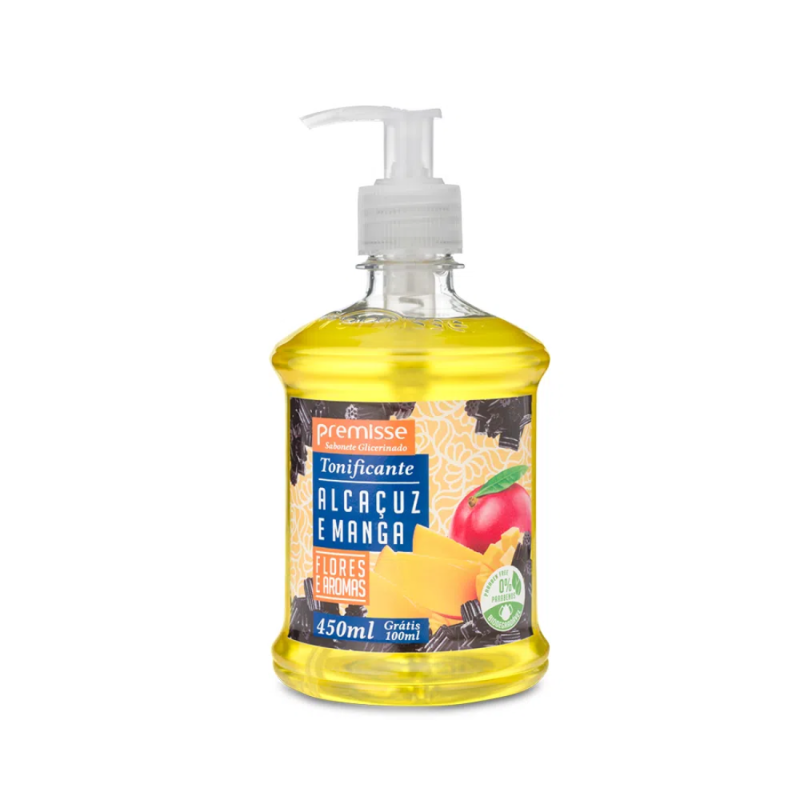 Sabonete Líquido Alcaçuz com Manga Premisse 450ml