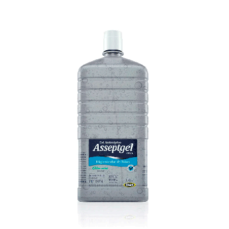 Álcool em Gel 70% Asseptgel Cristal 1,7kg