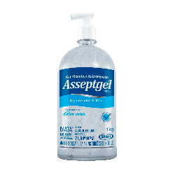 Álcool em Gel 70% Asseptgel Cristal Pump 1kg