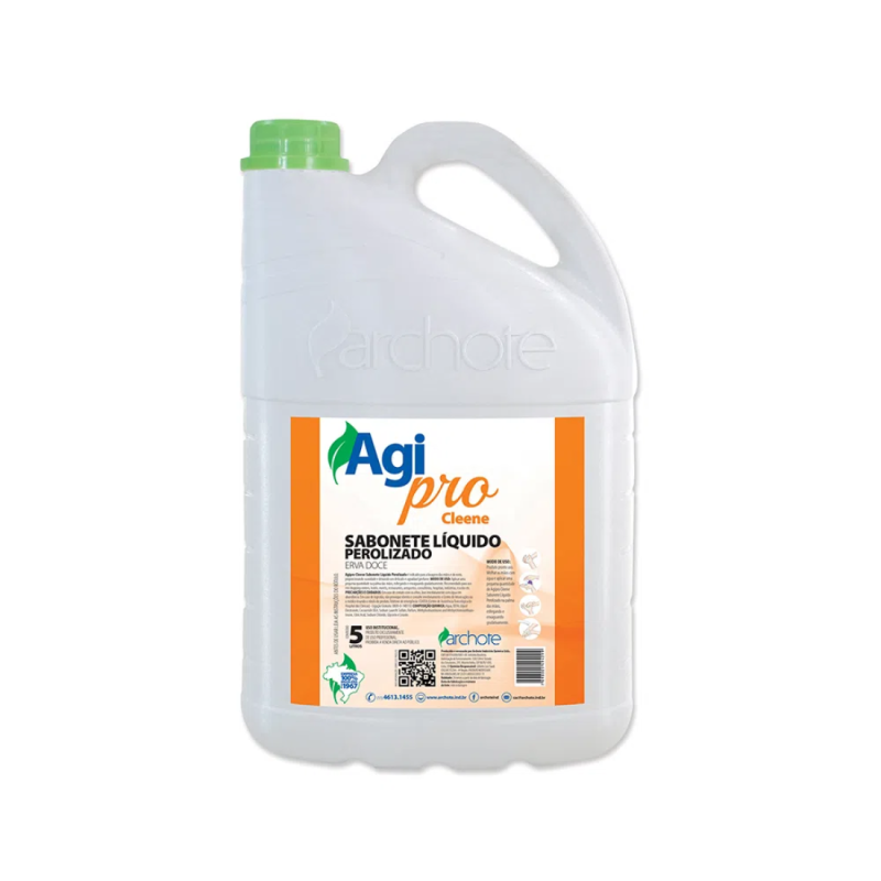Sabonete Líquido Erva Doce Perolado Cleene Agi Pro 5L