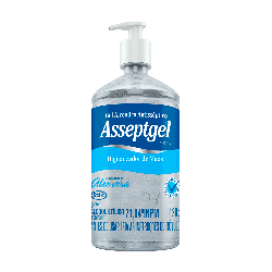 Álcool em Gel 70% Asseptgel Cristal Pump 420g