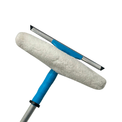 Rodo Combinado 25cm com Cabo Moppita para Limpeza de Vidros