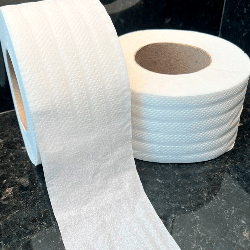 Papel Higiênico Rolão Folha Simples 100% Celulose New York 8 rolos de 225g