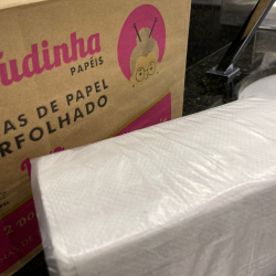 Papel Interfolha 2 Dobras Luxo 20x21cm Vó Tudinha