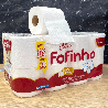 Papel Higiênico Folha Dupla Fofinho 6 pacotes com 16 rolos de 30 metros