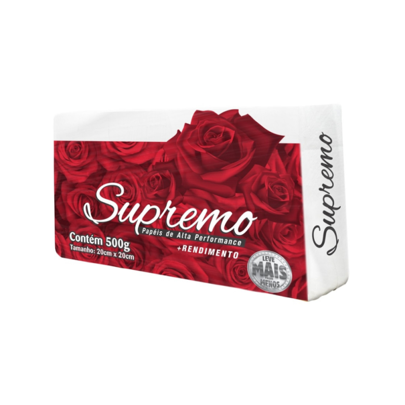 Papel Interfolha 100% Celulose 2 Dobras Folha Simples Supremo 500g