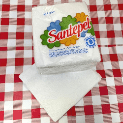 Guardanapo 24X22 folha simples Santepel com 800folhas