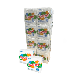 Guardanapo 33x30 folha simples Santepel com 600 folhas