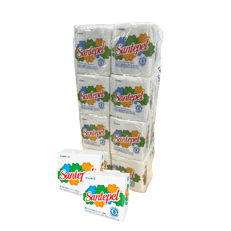 Guardanapo 33x30 folha simples Santepel com 600 folhas