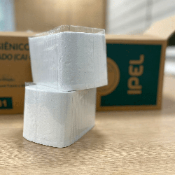 Papel Higiênico Interfolhado Cai-Cai Folha Simples Ipel 10.000 Folhas