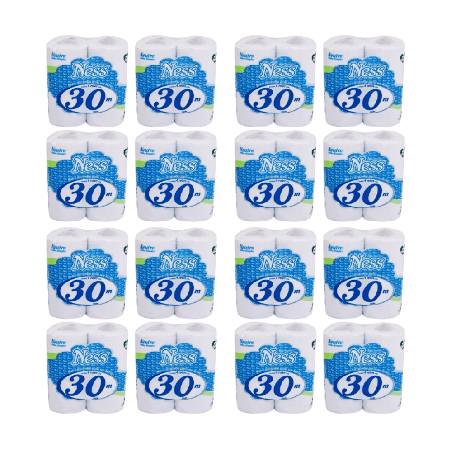 Papel Higiênico Folha Simples Ness 30m