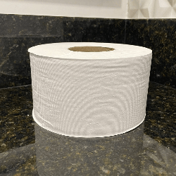 Papel Higiênico Rolão Folha Simples 100% Celulose Indaial 8 rolos de 300m