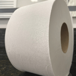 Papel Higiênico Rolão Folha Simples 100% Celulose Indaial 8 rolos de 300m