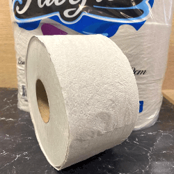 Papel Higiênico Folha Simples Branco Alveflor 8 rolos de 300m