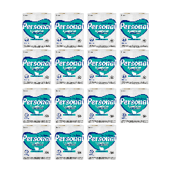 Papel Higiênico Folha Simples Personal 15 pacotes de 4 rolos com 30m