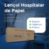 Lençol Hospitalar de Papel 70x50 Branco Polar caixa com 6 rolos
